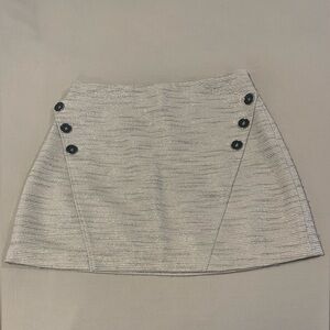 Ted Baker Skirt light grey metallic size 2